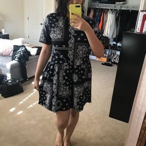 Zara Printed A-Line Dress